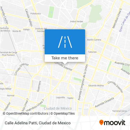 Calle Adelina Patti map