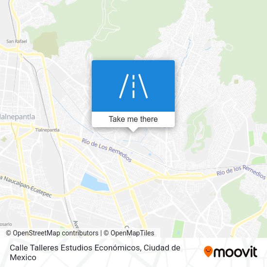 Mapa de Calle Talleres Estudios Económicos