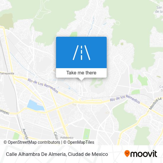 Mapa de Calle Alhambra De Almería