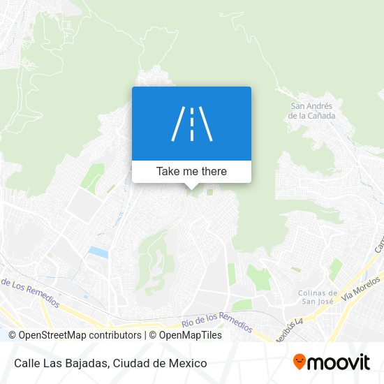 Calle Las Bajadas map