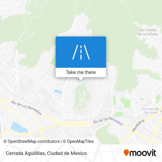 Cerrada Aguilillas map