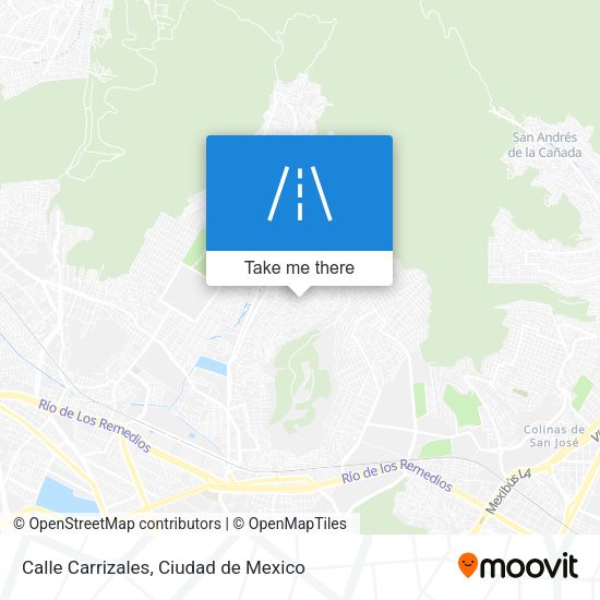 Mapa de Calle Carrizales
