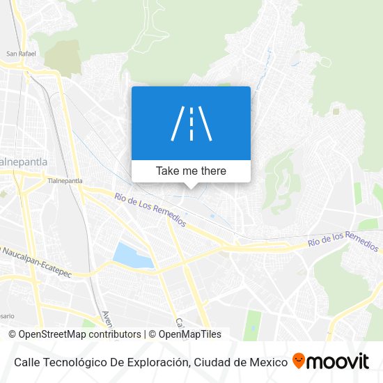 Calle Tecnológico De Exploración map