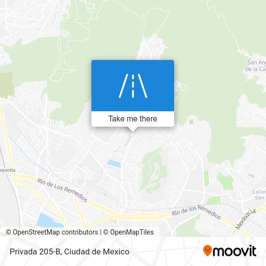 Privada 205-B map