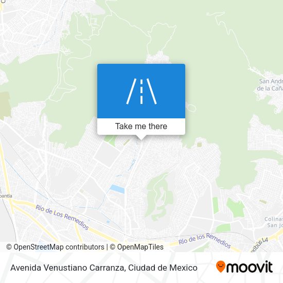 Mapa de Avenida Venustiano Carranza