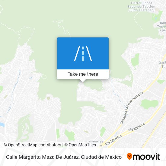 Mapa de Calle Margarita Maza De Juárez