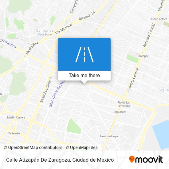 Mapa de Calle Atizapán De Zaragoza