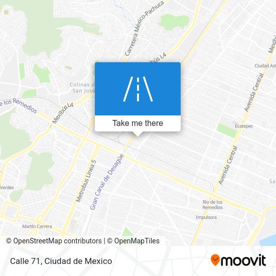 Mapa de Calle 71