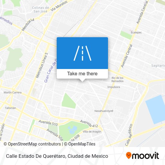 Calle Estado De Querétaro map