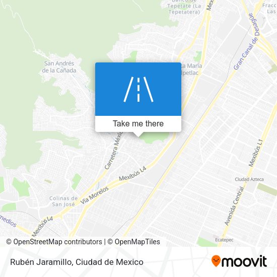 Rubén Jaramillo map