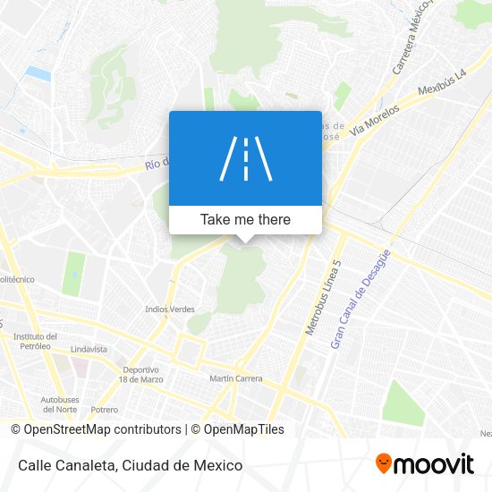Calle Canaleta map