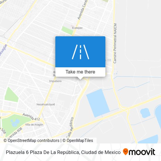 Mapa de Plazuela 6 Plaza De La República