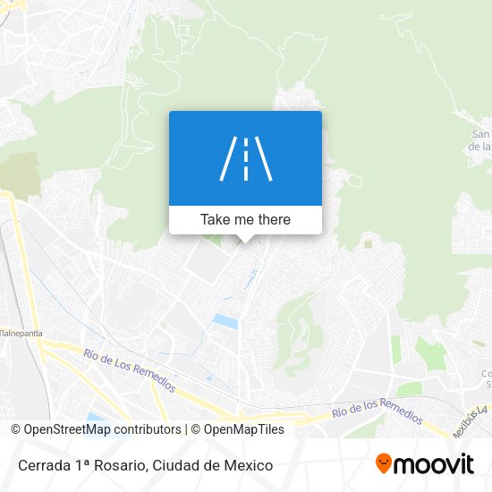 Cerrada 1ª Rosario map