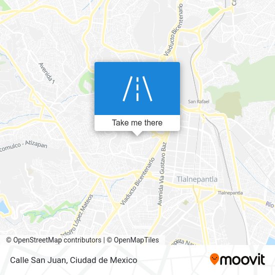 Calle San Juan map