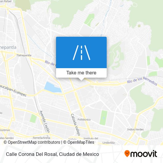 Calle Corona Del Rosal map