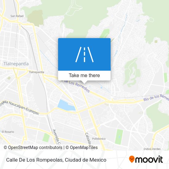 Mapa de Calle De Los Rompeolas