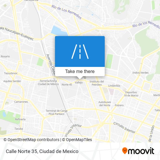 Calle Norte 35 map