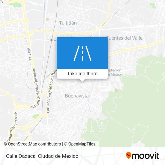 Calle Oaxaca map