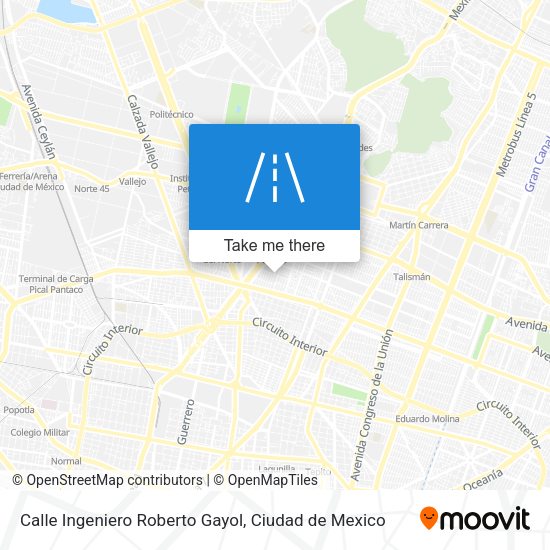 Calle Ingeniero Roberto Gayol map