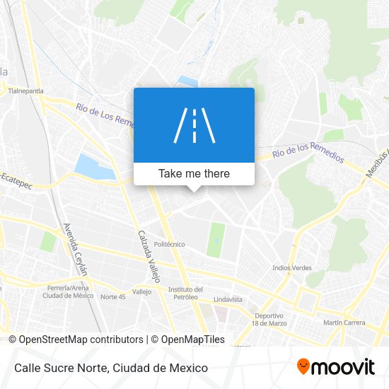 Calle Sucre Norte map