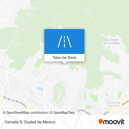 Mapa de Cerrada D