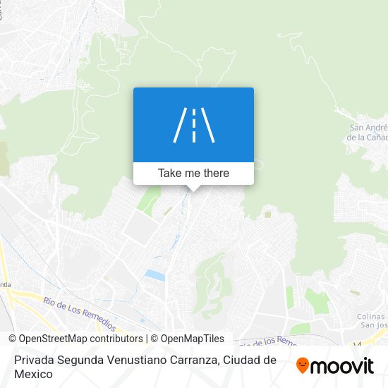 Mapa de Privada Segunda Venustiano Carranza