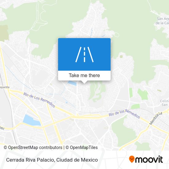 Cerrada Riva Palacio map