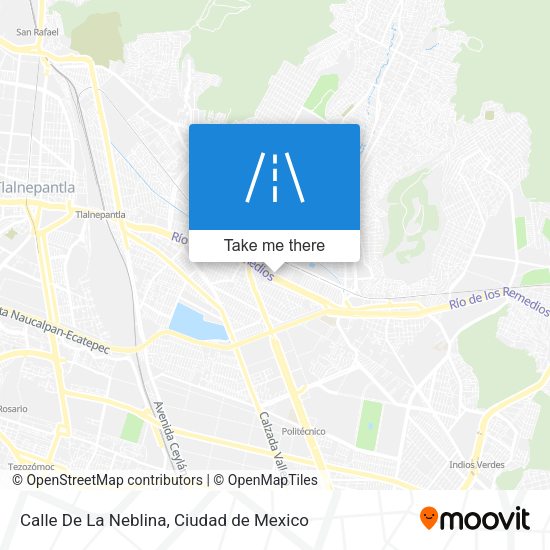 Calle De La Neblina map