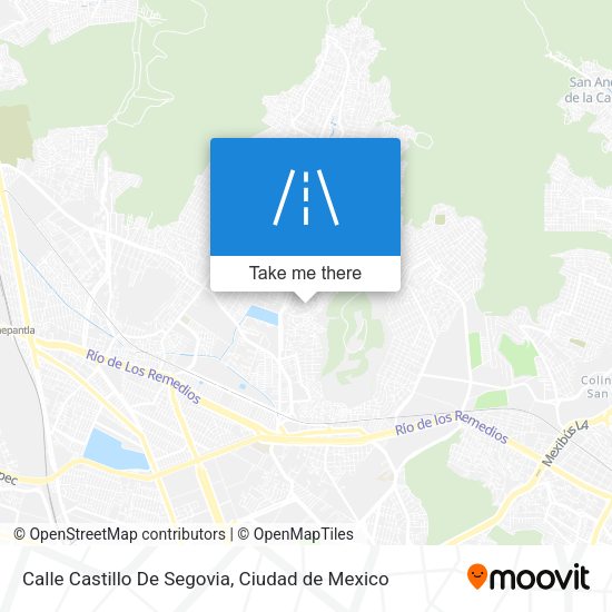 Calle Castillo De Segovia map