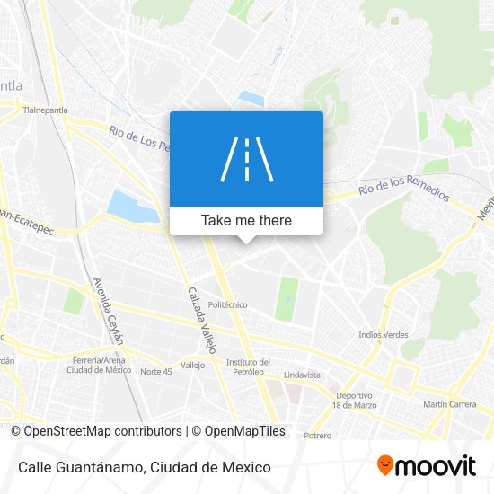 Calle Guantánamo map