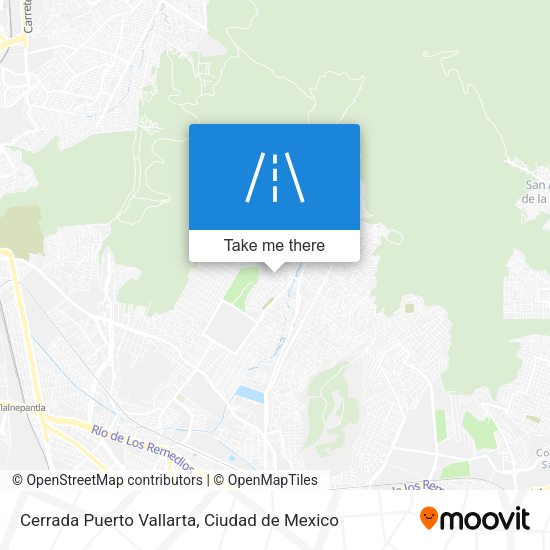 Cerrada Puerto Vallarta map