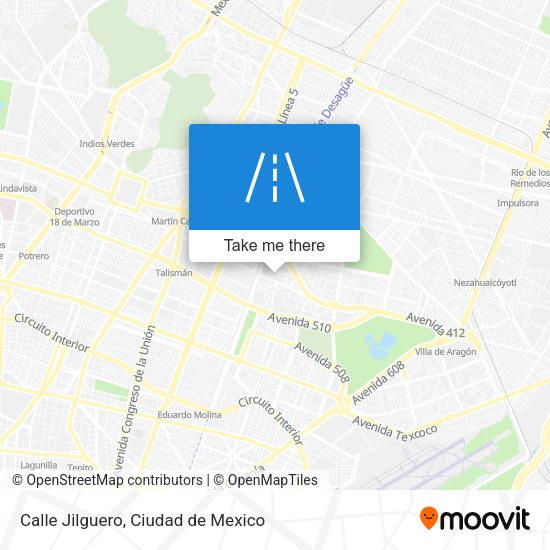 Mapa de Calle Jilguero