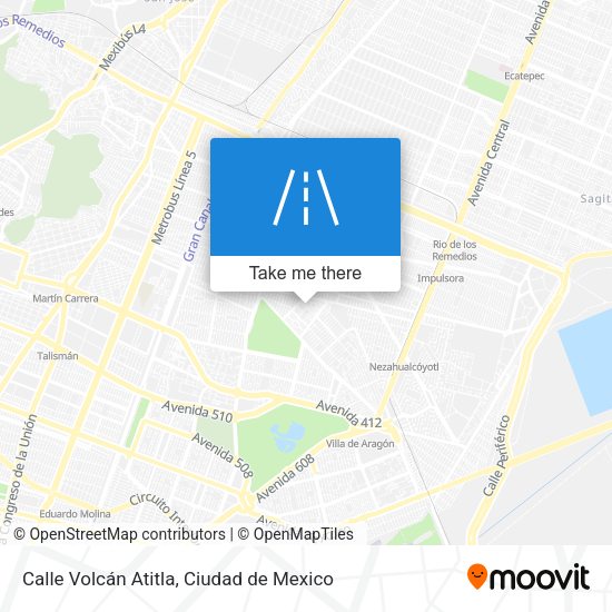 Mapa de Calle Volcán Atitla