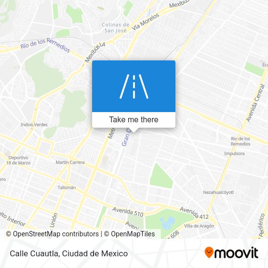 Calle Cuautla map