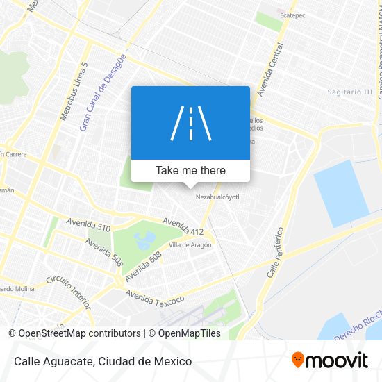 Calle Aguacate map