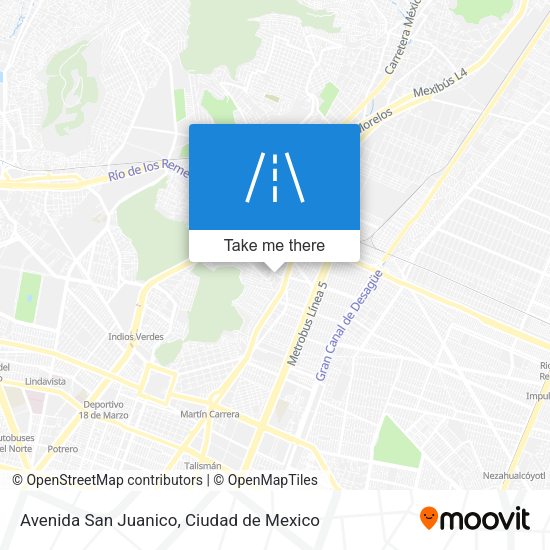 Avenida San Juanico map
