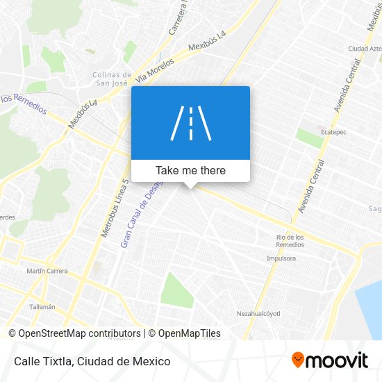 Mapa de Calle Tixtla