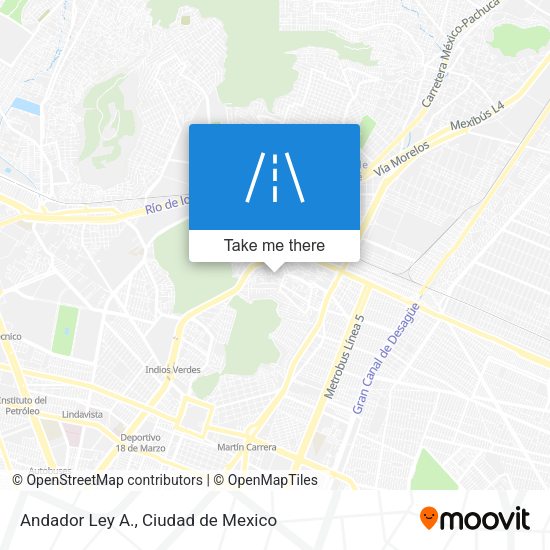 Mapa de Andador Ley A.