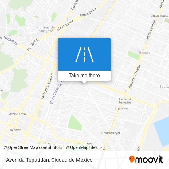 Avenida Tepatitlán map