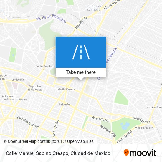 Calle Manuel Sabino Crespo map