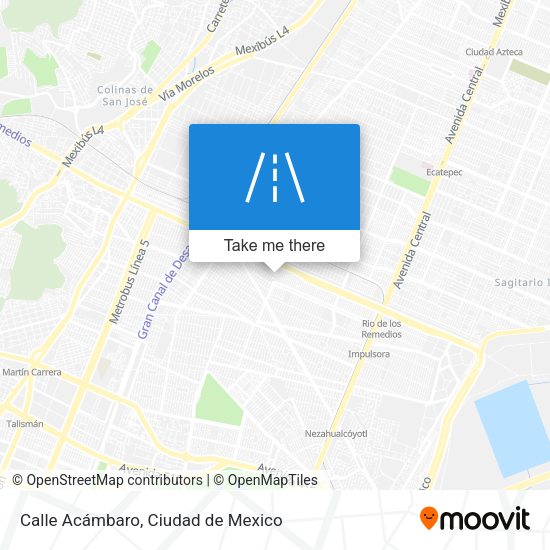 Calle Acámbaro map