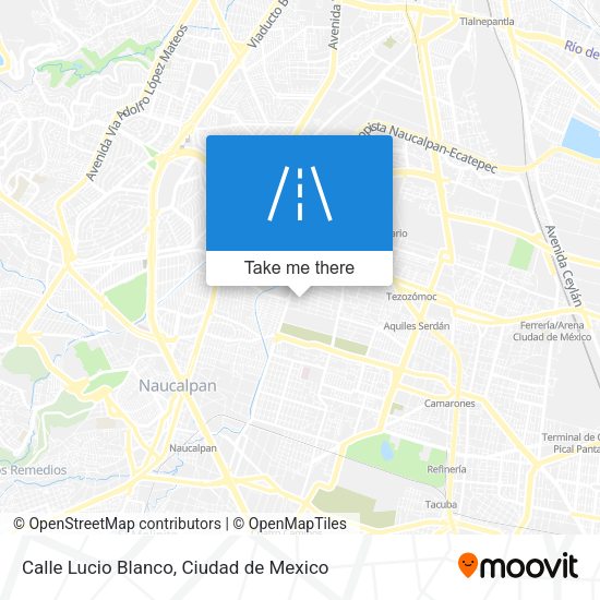 Calle Lucio Blanco map