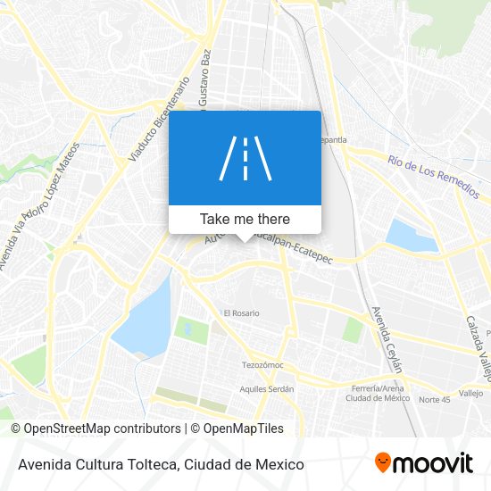 Mapa de Avenida Cultura Tolteca