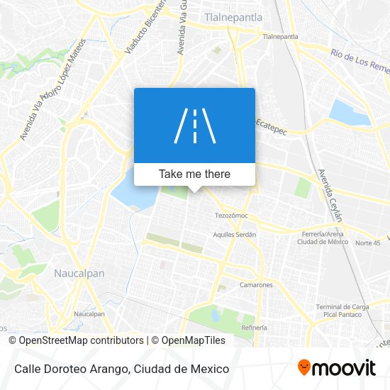 Mapa de Calle Doroteo Arango