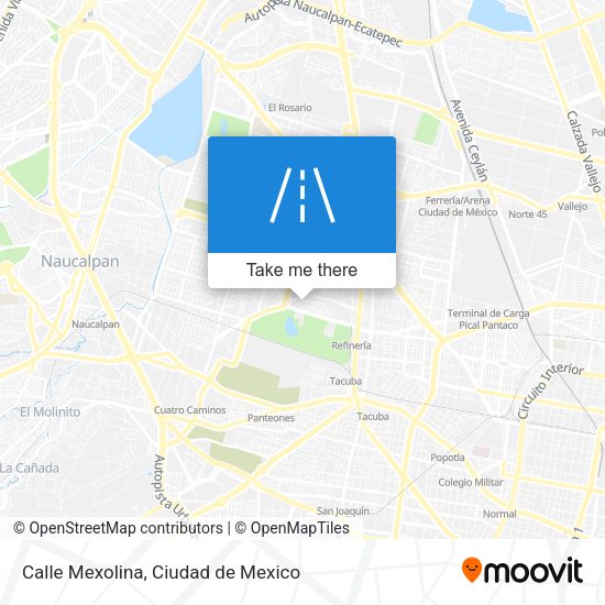 Calle Mexolina map