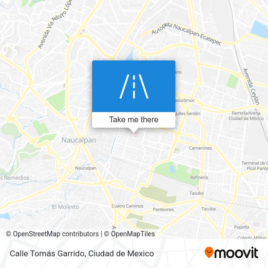Mapa de Calle Tomás Garrido