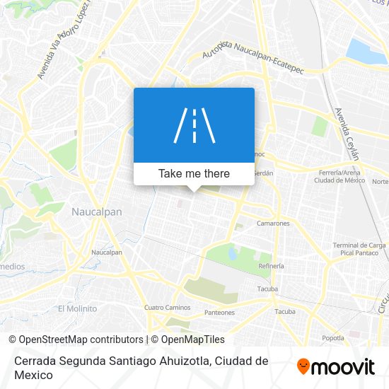 Cerrada Segunda Santiago Ahuizotla map