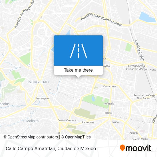 Calle Campo Amatitlán map