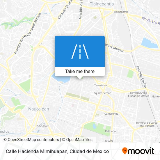 Calle Hacienda Mimihuapan map
