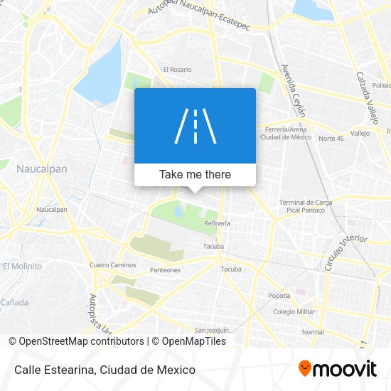 Calle Estearina map